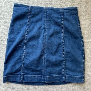 FREE PEOPLE denim skirt (2)